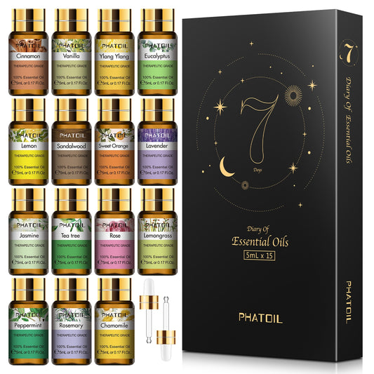 15 Duftöle Duftöl Aromaöle Aromaöl Raumduftöle Raumöle Raumöl Geschenkbox