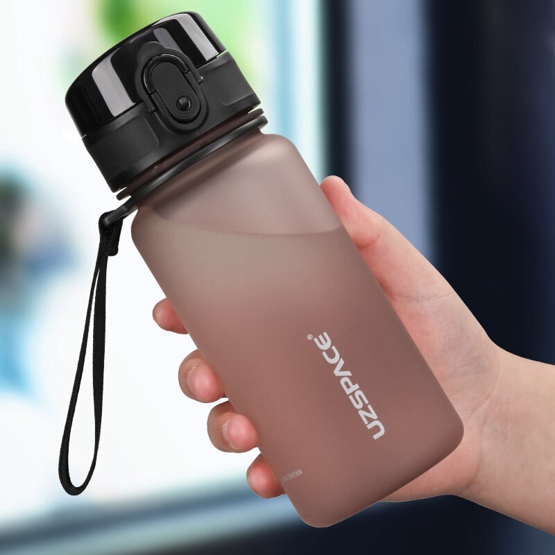 UZSPACE 350ML Trinkflasche Sportflasche Wasserflasche Getränkeflasche BPA-frei Tritanflasche