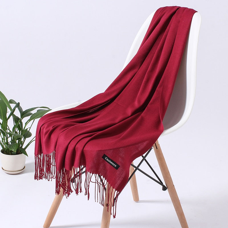 Fashion Damen Winterschal Viskose Stola Schlauchschal  Halstuch Strickschal Loop NEU