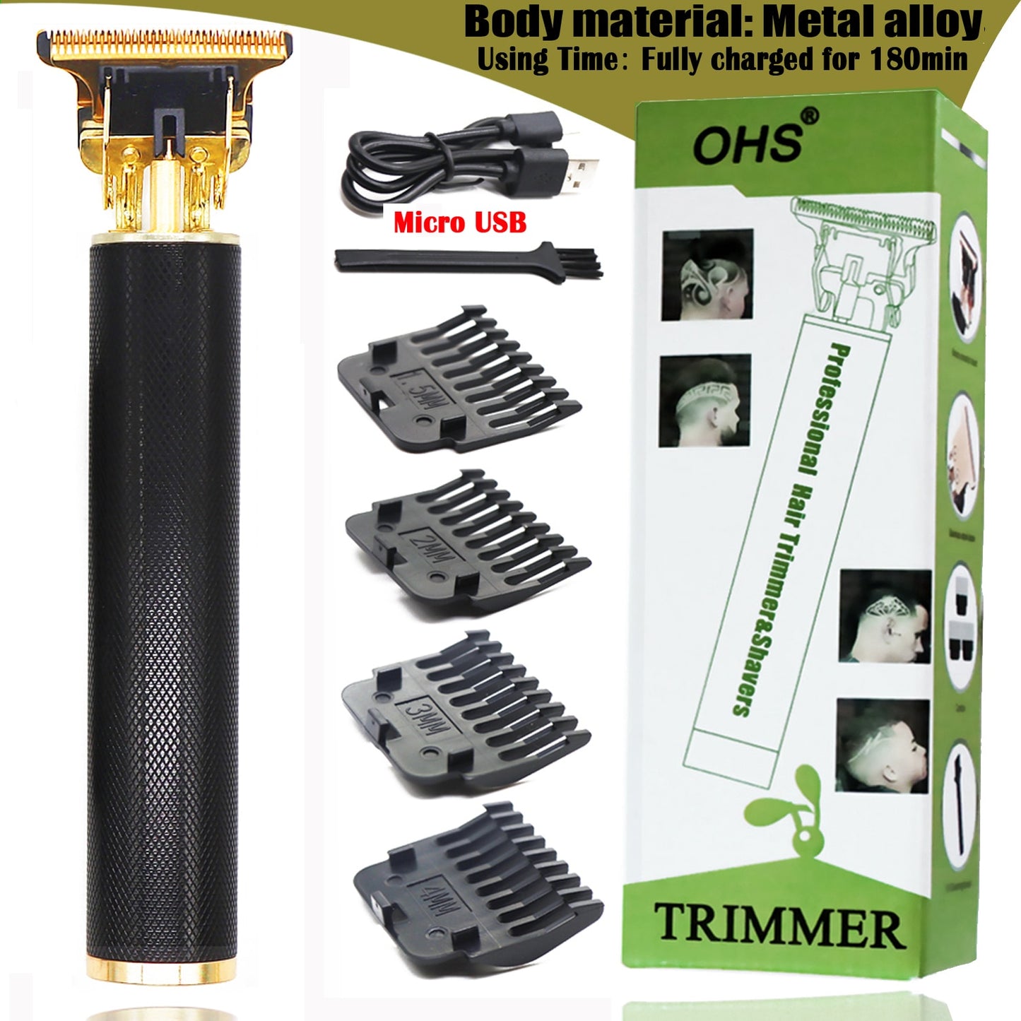 Profi Haarschneidemaschine Haarschneider Rasierer Hair Clipper Bart Trimmer