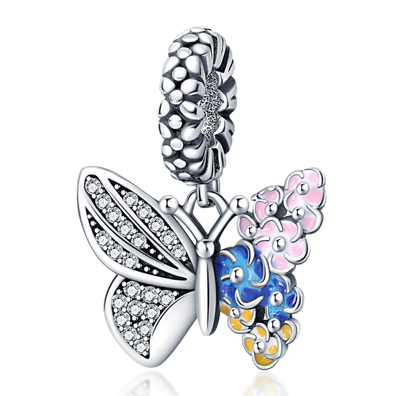 Charms Anhänger 925 Sterling Silber Charm Armband verschiedene Themen Damen Geschenk