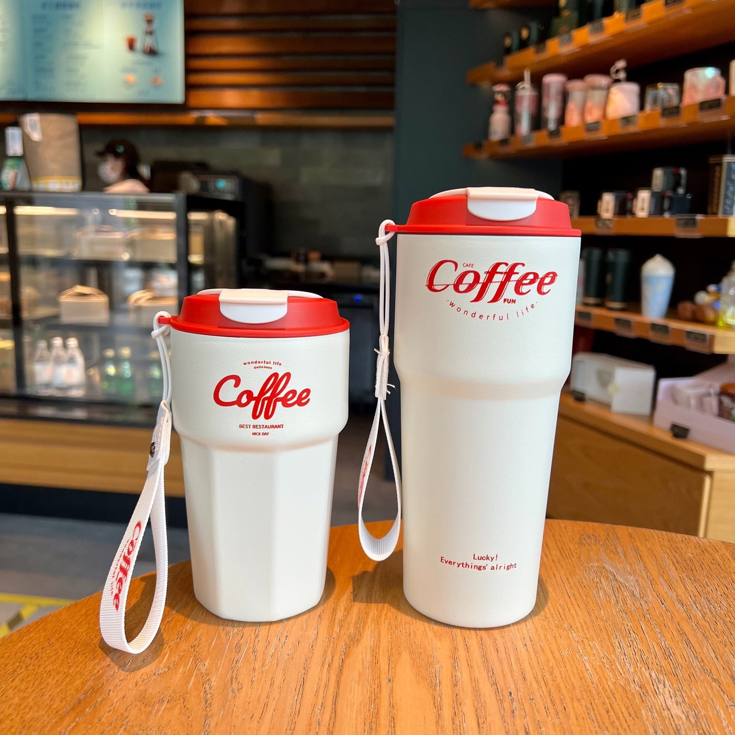 MUG Isolierbecher Auto Thermobecher to go 420/620 ML Spülmaschinengeeignet Edelstahl