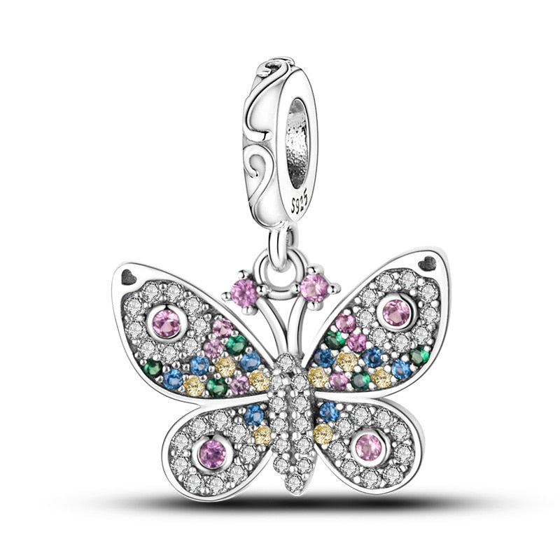 Charms Anhänger 925 Sterling Silber Charm Armband verschiedene Themen Damen Geschenk