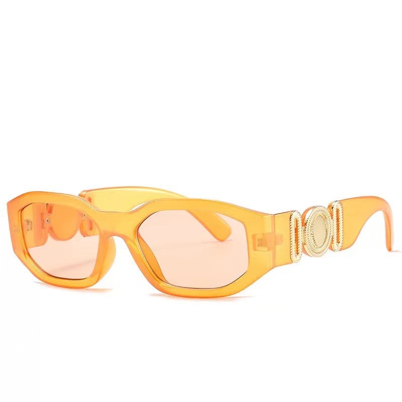 Designer Sonnenbrille Damen Herren Quadratische Übergröße Gläser Vintage UV400
