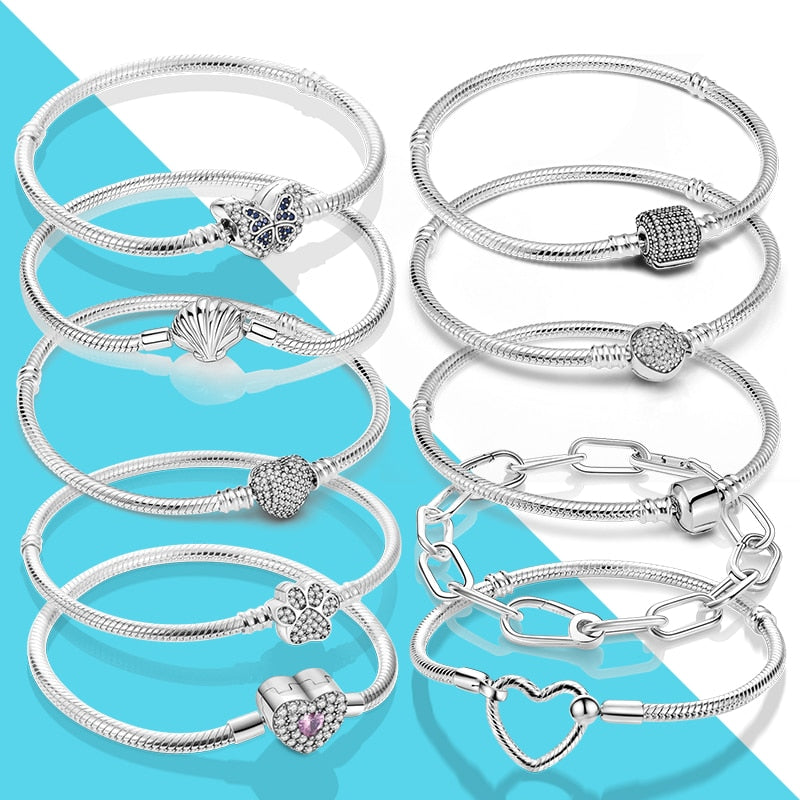 Bettelarmband Sammelarmband aus 925er Silber Charms Armband Damen