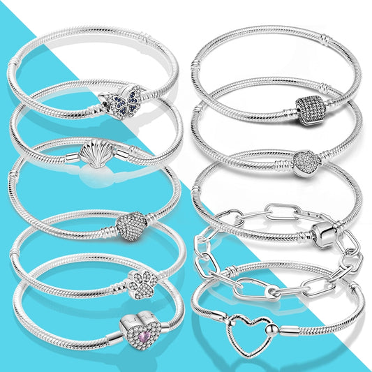 Bettelarmband Sammelarmband aus 925er Silber Charms Armband Damen