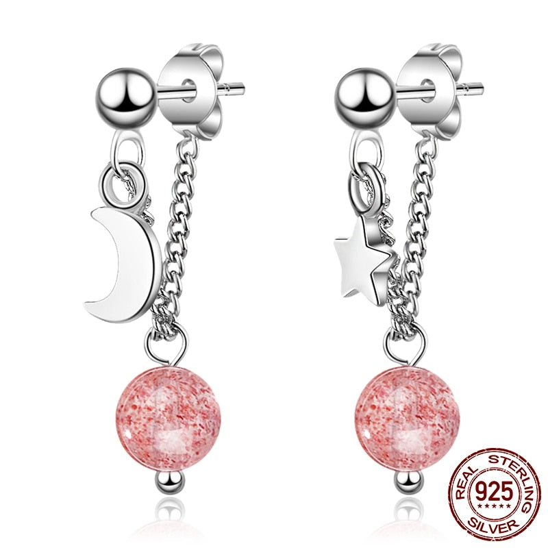 1 Paar Creolen aus 925 sterling Silber Ohrringe Ohrschmuck Zirkonia Ohrstecker