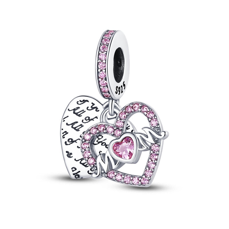 Charms Anhänger 925 Sterling Silber Charm Armband verschiedene Themen Damen Geschenk