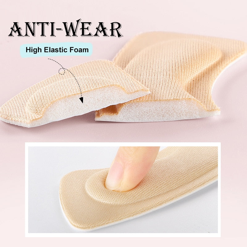 5 Paar Fersenpolster Anti-Slip Fersenhalter Fersenschutz Schuh-Polster Fersenkissen