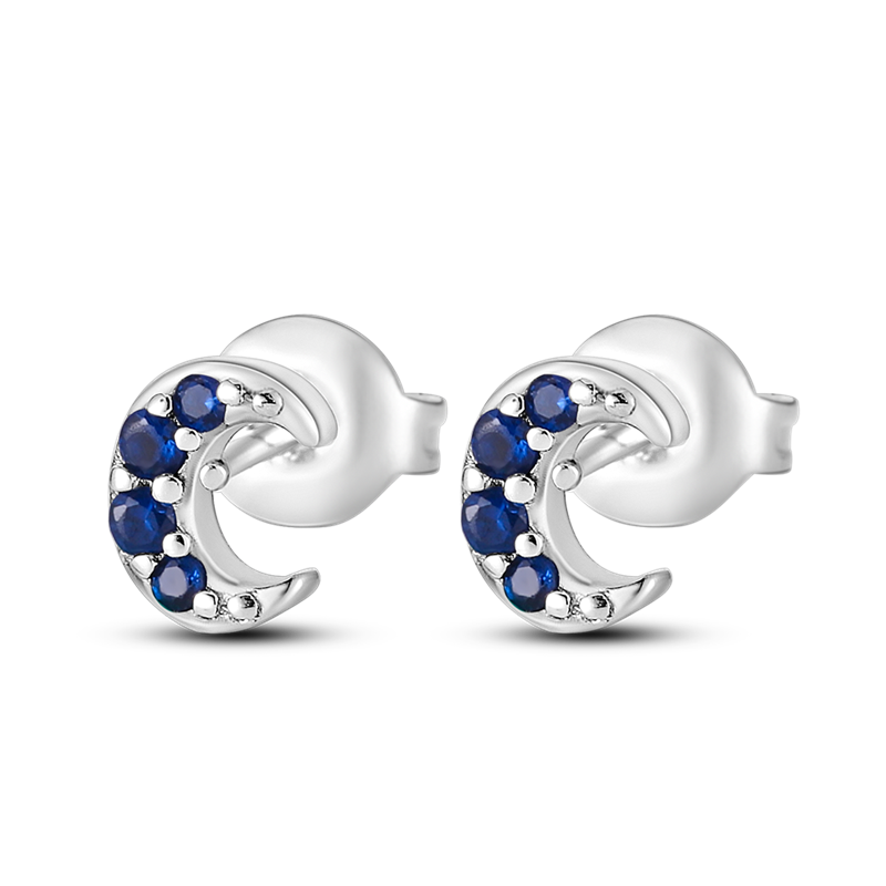 1 Paar Creolen aus 925 sterling Silber Ohrringe Ohrschmuck Zirkonia Ohrstecker