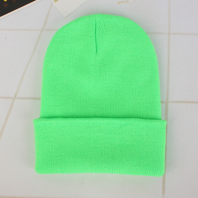 Warme Damen Wintermütze Woll Mütze Strickmütze Kappe Hut Unisex