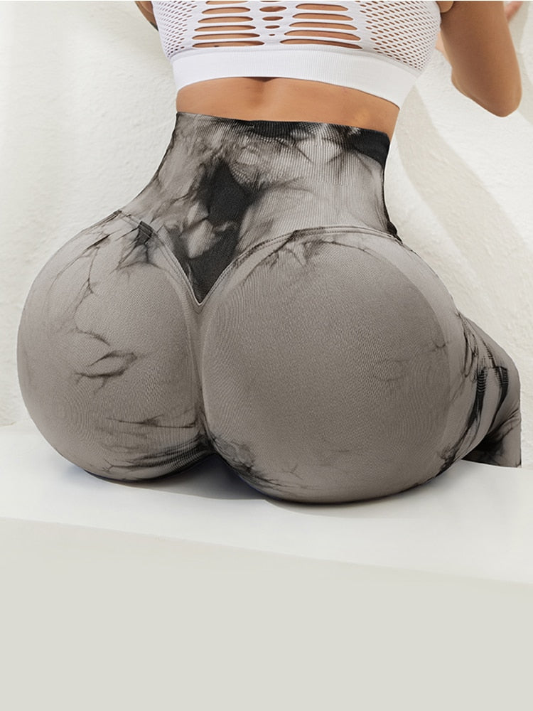 Yoga Leggings Push Up Damen Sport Hose Fitness Gym Stretch Leggins Jogginghose