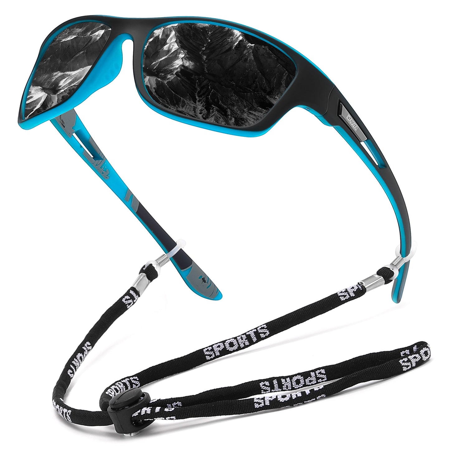 Dalwa Polarisierte Sonnenbrille Männer Frauen Square Outdoor Sport UV400 Angeln