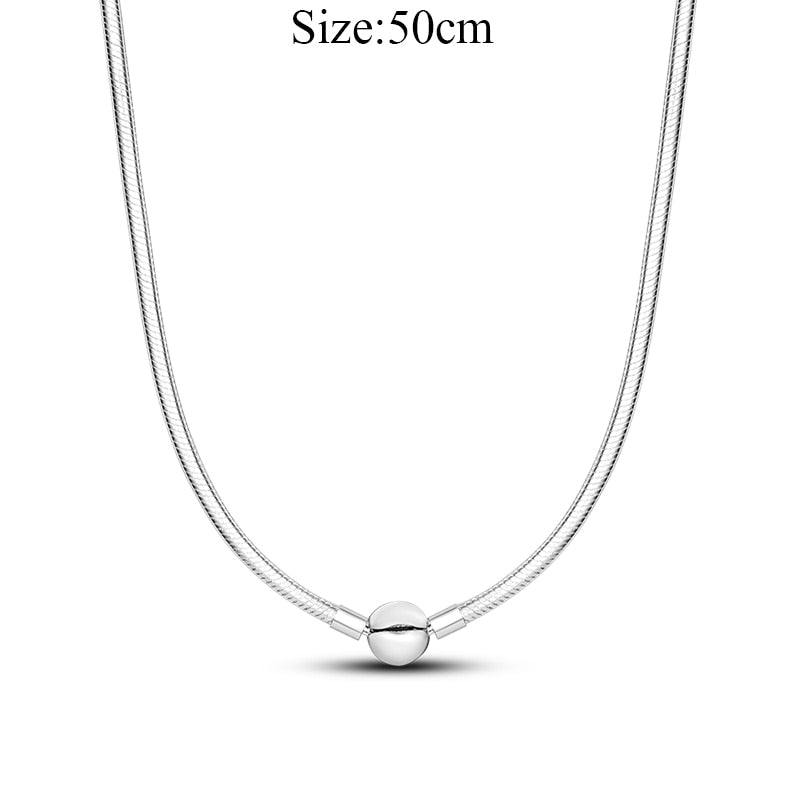Massiv Sterling Silber 925 Panzerkette Fashion Halskette mit Zirkonia Anhänger Damen