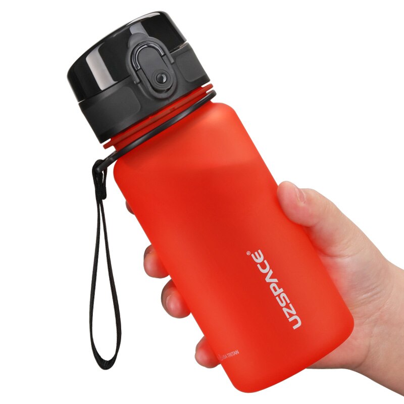 UZSPACE 350ML Trinkflasche Sportflasche Wasserflasche Getränkeflasche BPA-frei Tritanflasche