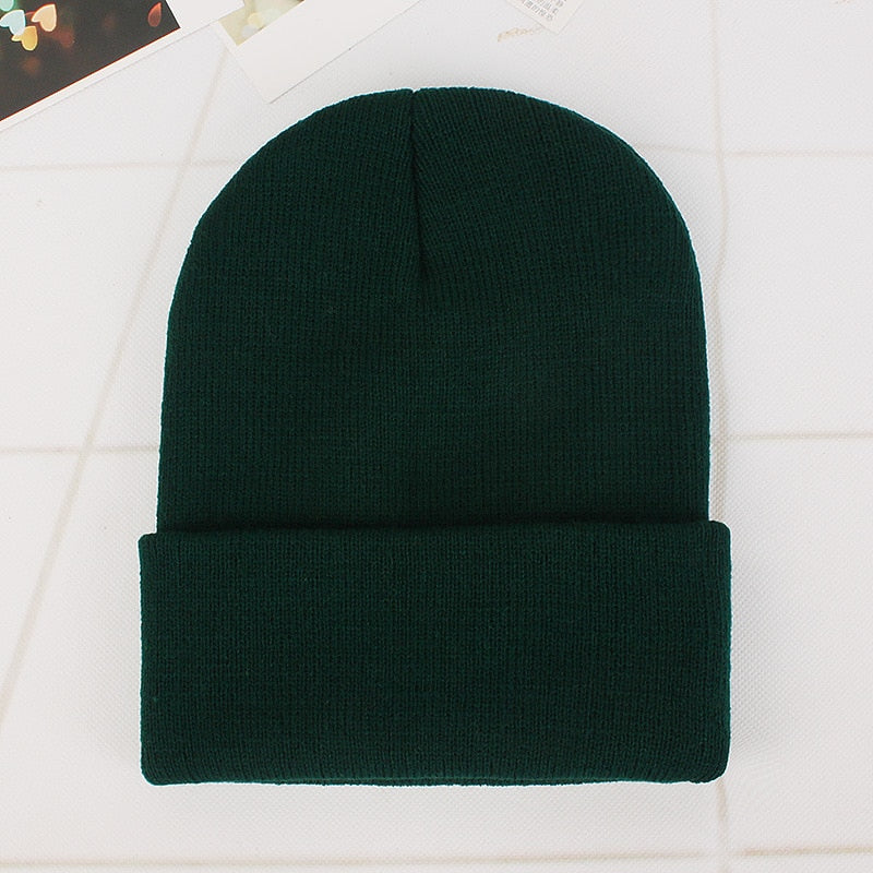 Warme Damen Wintermütze Woll Mütze Strickmütze Kappe Hut Unisex