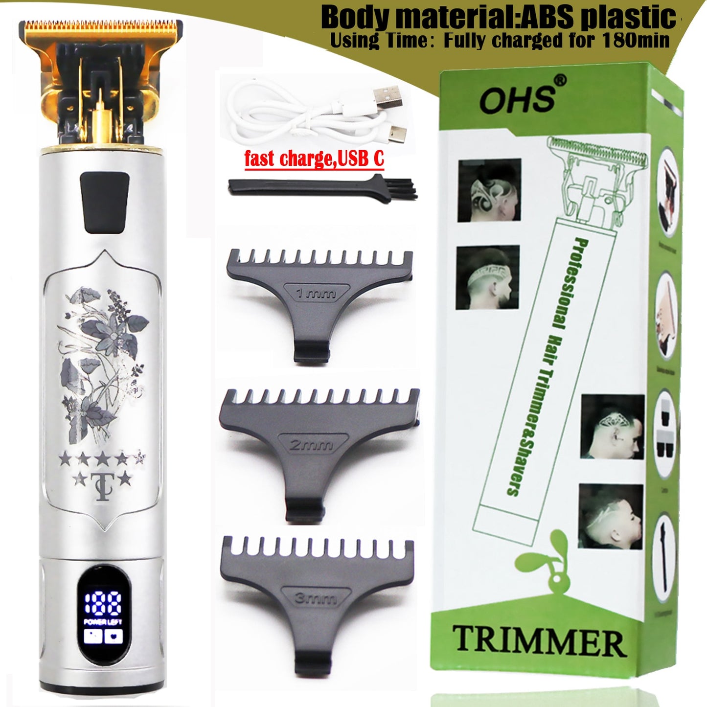 Profi Haarschneidemaschine Haarschneider Rasierer Hair Clipper Bart Trimmer