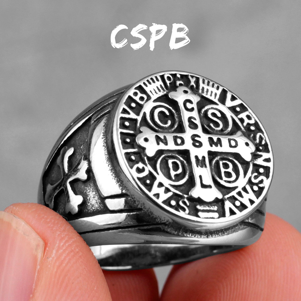 Edelstahl Herren & Damen Biker Rocker Spinning Ring Silber Skull Gothic