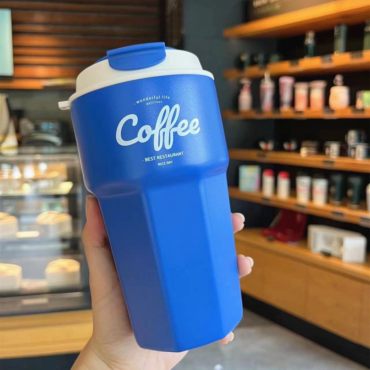 MUG Isolierbecher Auto Thermobecher to go 420/620 ML Spülmaschinengeeignet Edelstahl