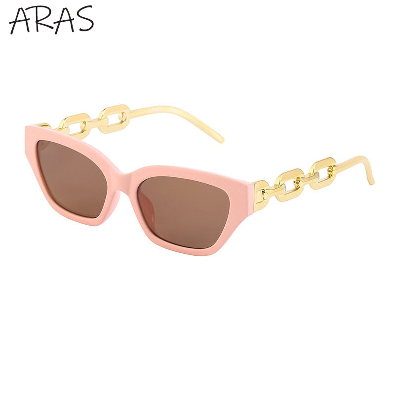 Damen Cat Eye Marke Sonnenbrille Verspiegelt Luxusmarke UV400
