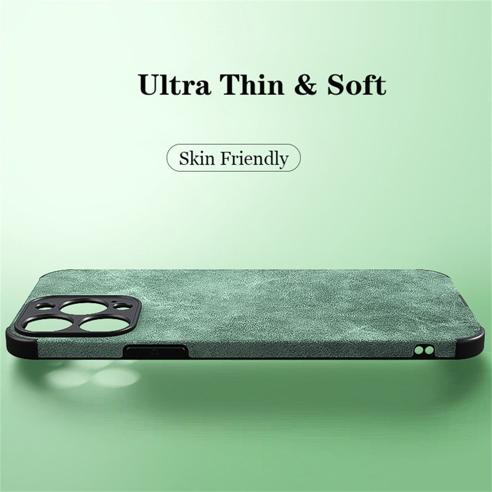 ECHT LEDER Handy Hülle IPhone 14 13 12 11 Pro Max Fashion Tasche Cove Schutzhülle