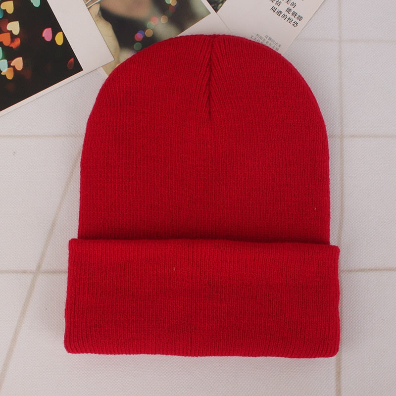 Warme Damen Wintermütze Woll Mütze Strickmütze Kappe Hut Unisex