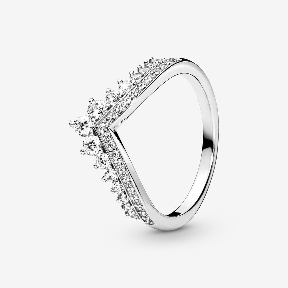 Massiv Sterling Silber 925 Ring filigran Fashion Damenring mit 3A Zirkonia