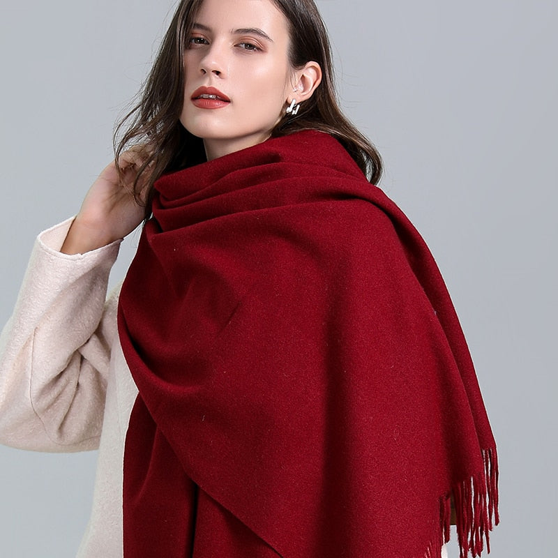 Fashion Damen Winterschal Viskose Stola Schlauchschal  Halstuch Strickschal Loop NEU