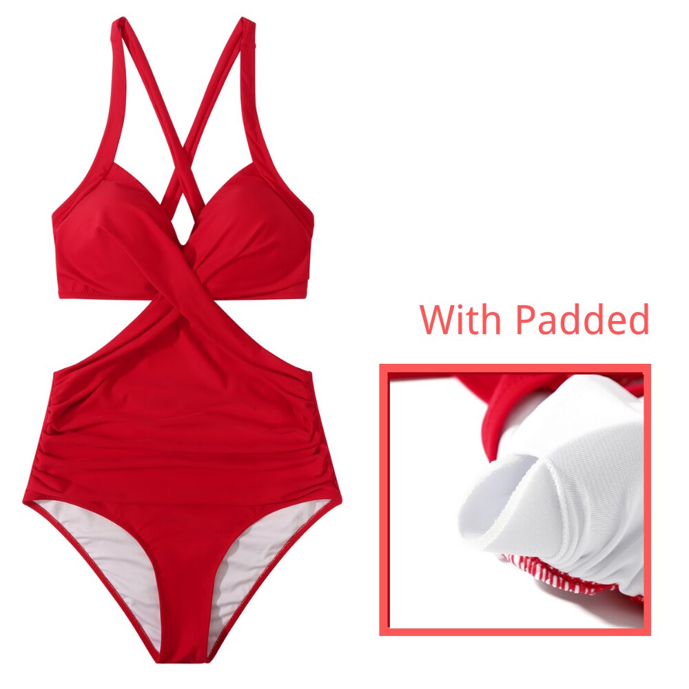 Damen Push Up Bikini Set BH Gepolstert Brasilianischer Badeanzug Bademode Strand Bademode
