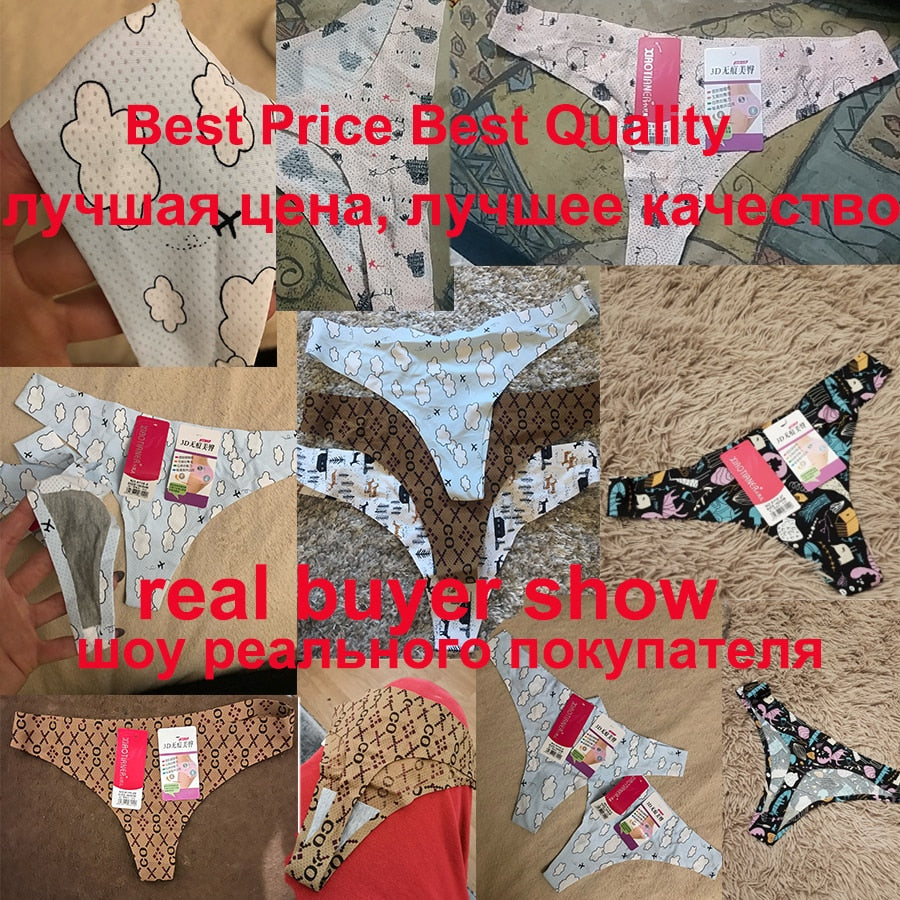 Frauen Baumwolle Nahtlose Unterwäsche Tanga G-String Höschen Schlüpfer Slip Dessous