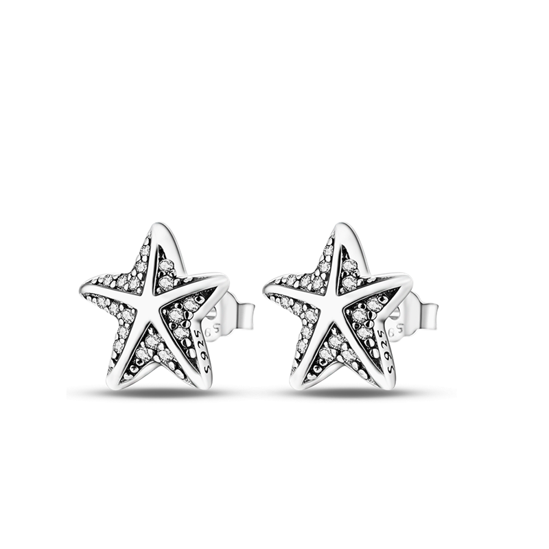 1 Paar Creolen aus 925 sterling Silber Ohrringe Ohrschmuck Zirkonia Ohrstecker
