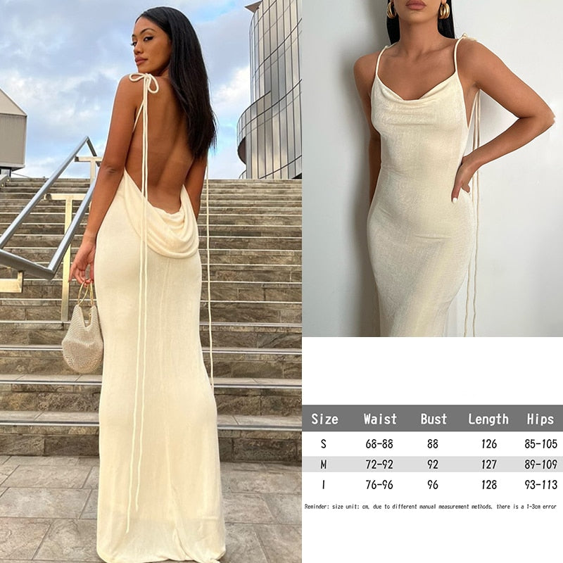 Damen Rückenfrei Sommer Partykleid Cocktail Abendkleid Kleid Clubwear