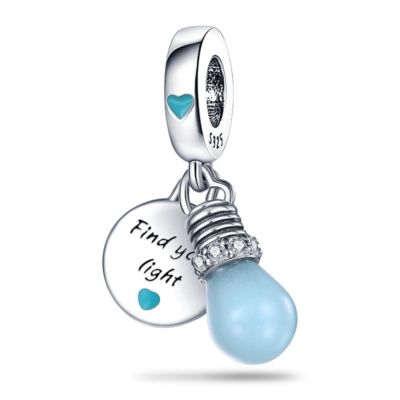 Charms Anhänger 925 Sterling Silber Charm Armband verschiedene Themen Damen Geschenk