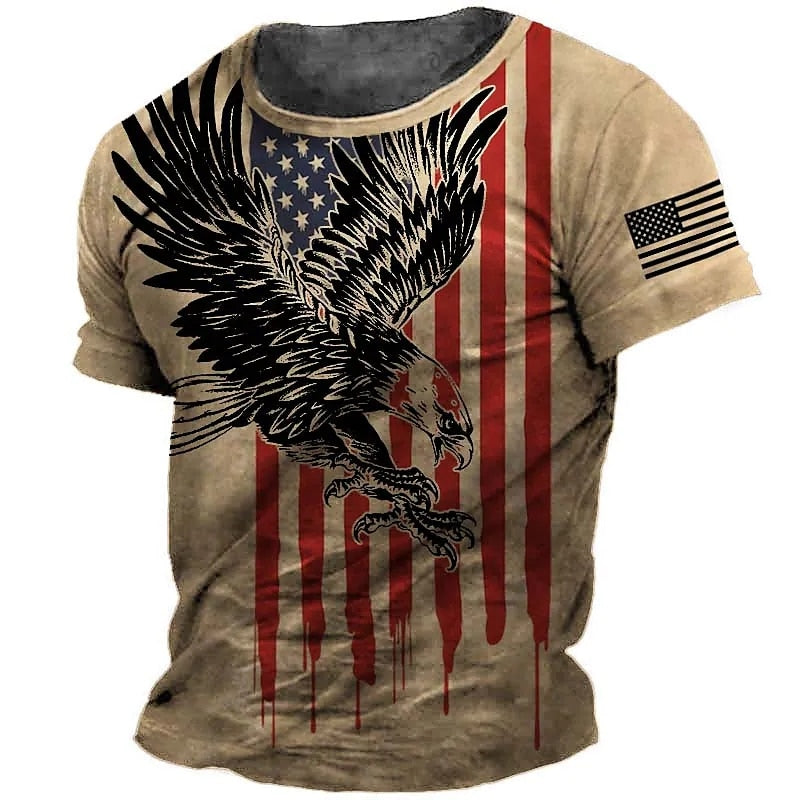 Fashion Herren Vintage Motorsport 3D T-Shirt Rundhals Unisex Sommer Streetwear