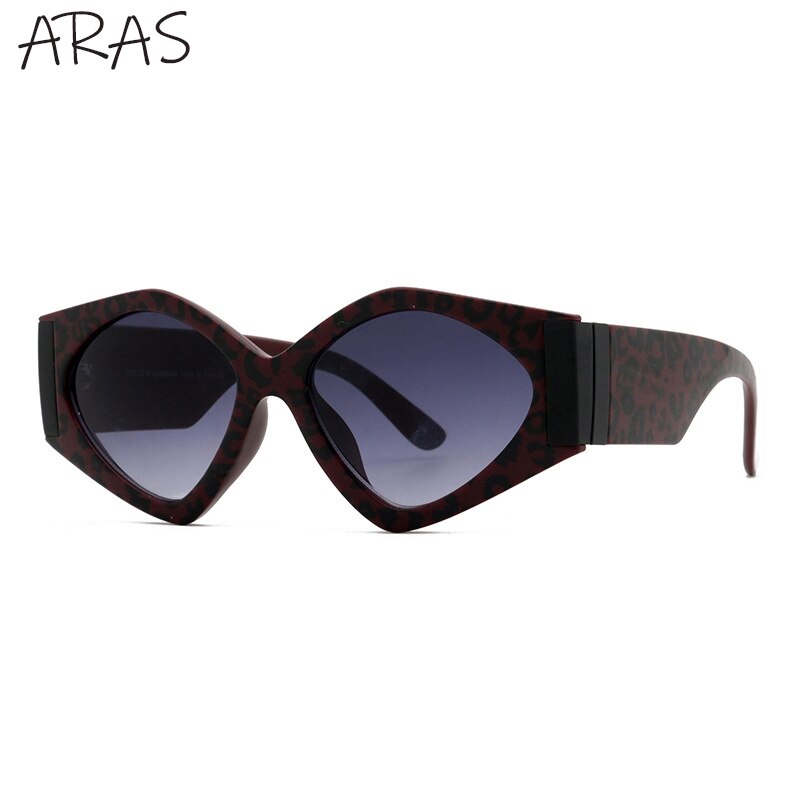 Fashion Rhombus Damen Cat Eye Sonnenbrille Luxusmarke UV400
