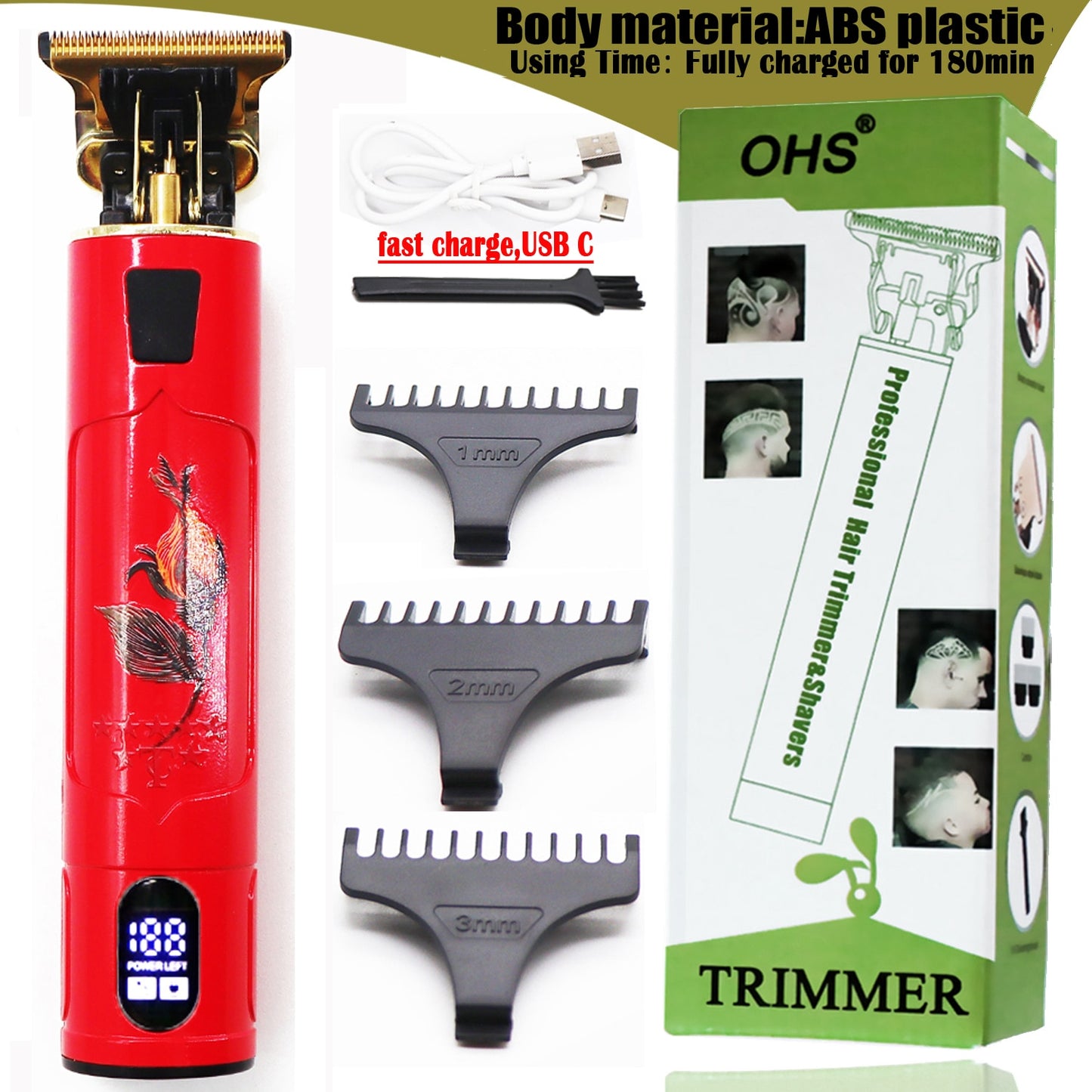 Profi Haarschneidemaschine Haarschneider Rasierer Hair Clipper Bart Trimmer