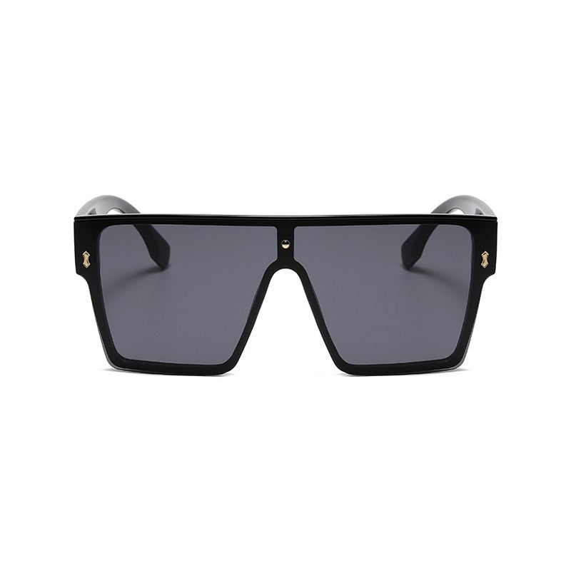 Designer Luxus Sonnenbrille Damen Herren Quadratische Übergröße Gläser Vintage