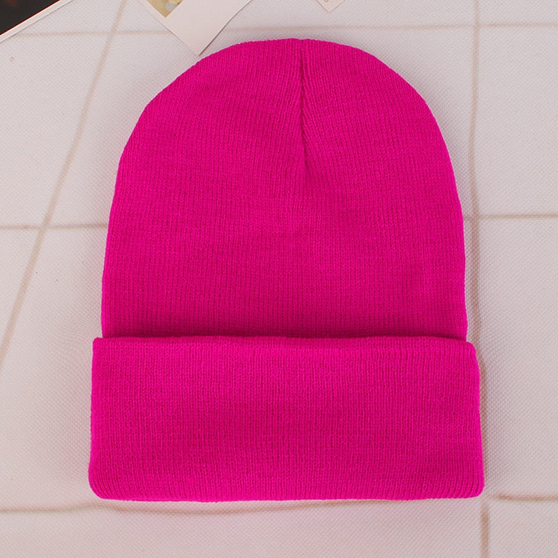 Warme Damen Wintermütze Woll Mütze Strickmütze Kappe Hut Unisex