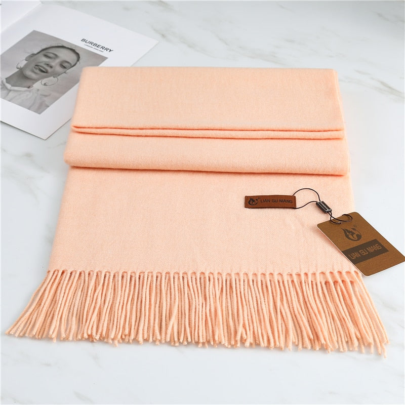 Fashion Damen Winterschal Viskose Stola Schlauchschal  Halstuch Strickschal Loop NEU