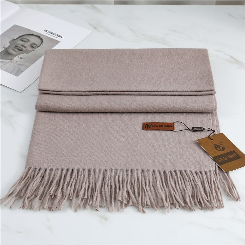 Fashion Damen Winterschal Viskose Stola Schlauchschal  Halstuch Strickschal Loop NEU