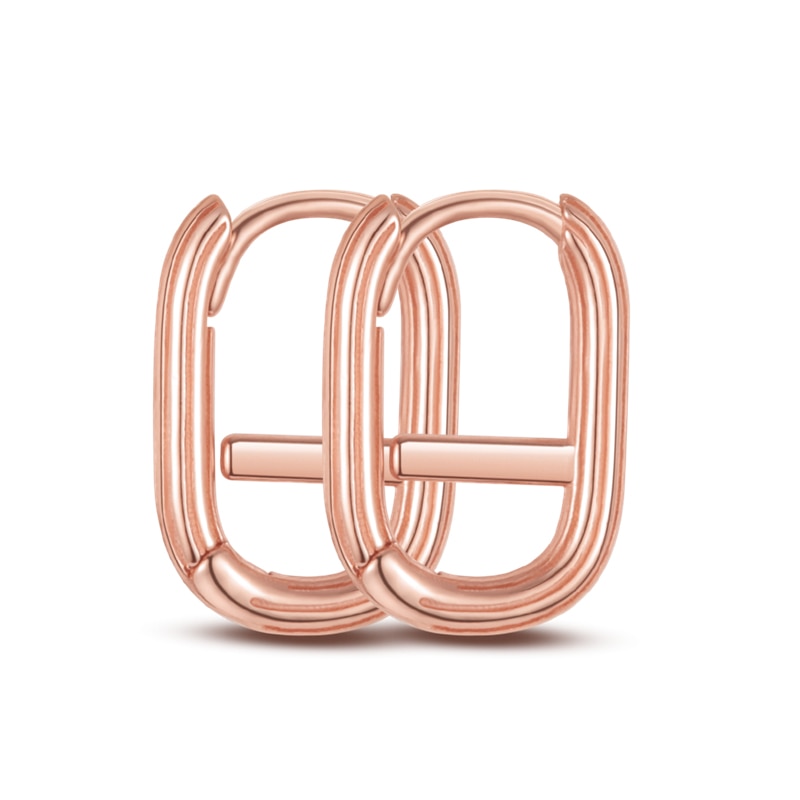 1 Paar Creolen aus 925 sterling Silber Ohrringe Ohrschmuck Zirkonia Ohrstecker