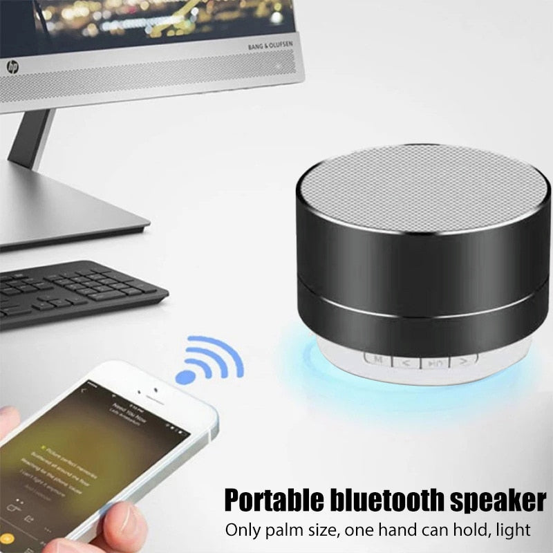 Tragbarer Wireless Bluetooth Lautsprecher Stereo Subwoofer SD Musicbox