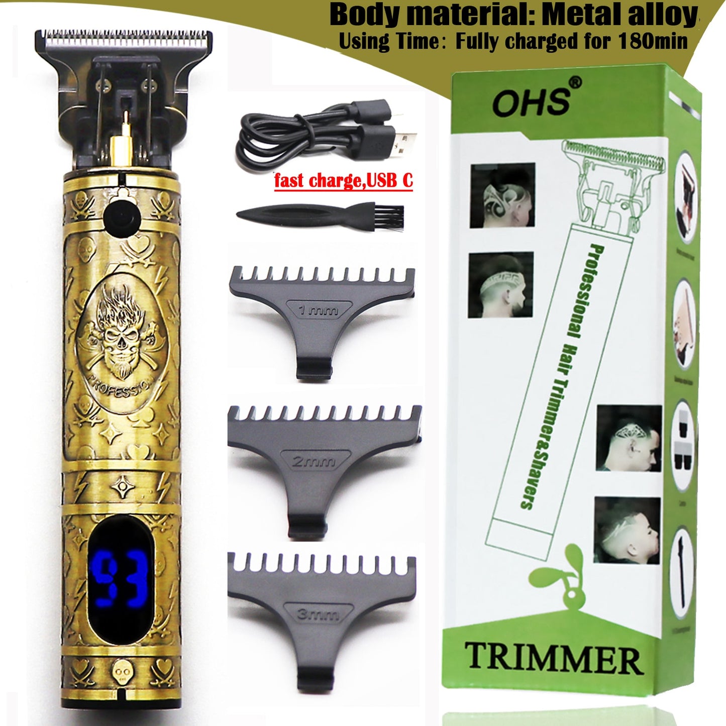 Profi Haarschneidemaschine Haarschneider Rasierer Hair Clipper Bart Trimmer