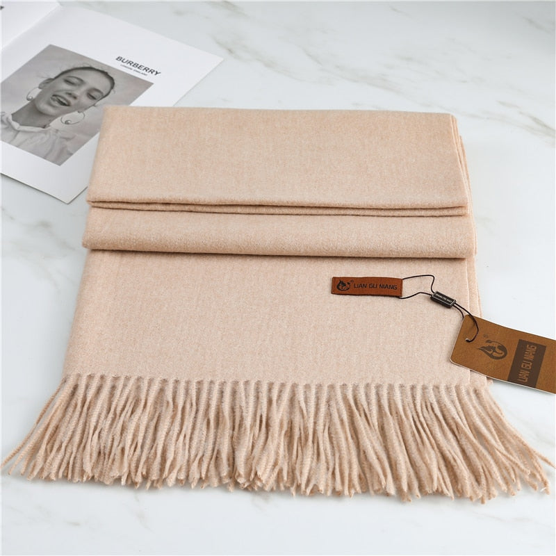 Fashion Damen Winterschal Viskose Stola Schlauchschal  Halstuch Strickschal Loop NEU