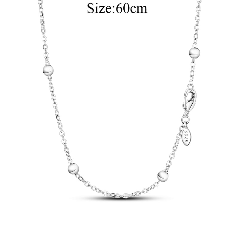 Massiv Sterling Silber 925 Panzerkette Fashion Halskette mit Zirkonia Anhänger Damen