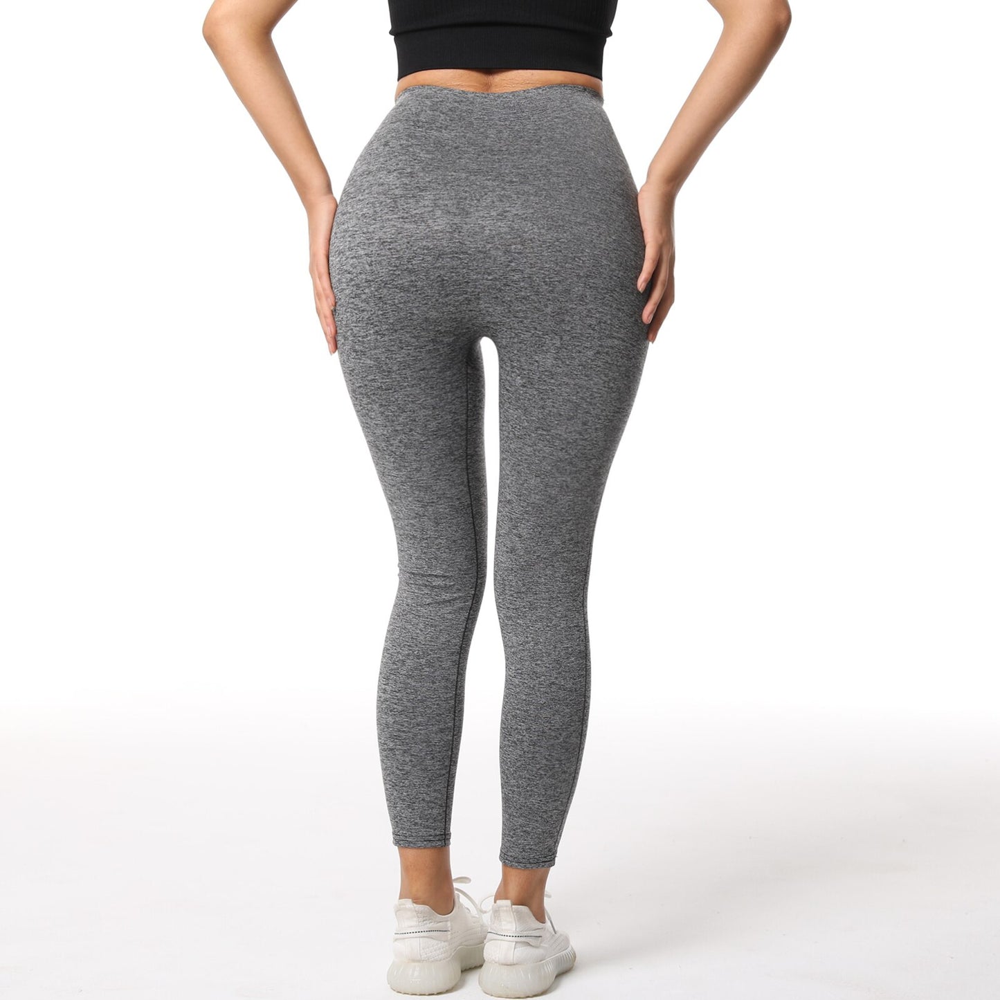 Damen Neopren Sauna Hose Schwitzhose Yogahose Thermoeffekt Abnehmen Hose Leggins