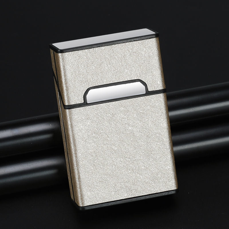Zigarettenetui Etui 20 Zigaretten Dose Metall Box Mini Kunst Leder Accessories