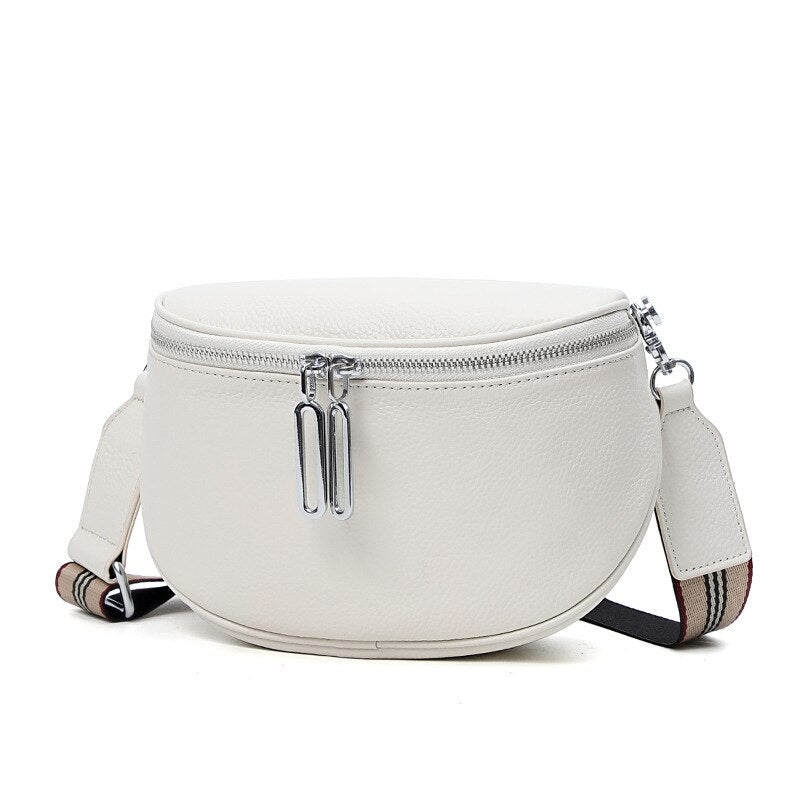 ECHT LEDER CROSSOVER BAUCHTASCHE HÜFTTASCHE UMHÄNGETASCHE BODYBAG NEU