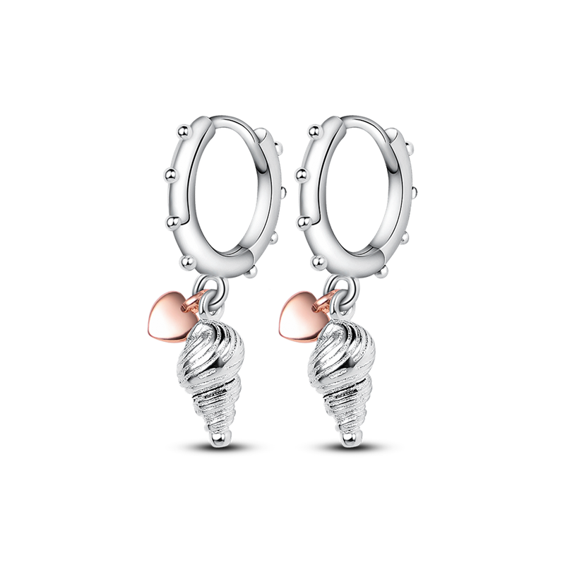 1 Paar Creolen aus 925 sterling Silber Ohrringe Ohrschmuck Zirkonia Ohrstecker