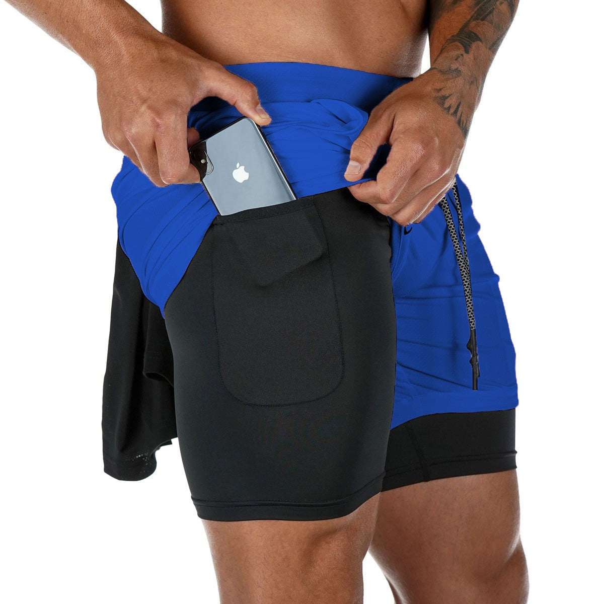 Shorts Bermudas Sporthose Kurze Kurzhose Jogging Unifarben Herren Fitness Gym